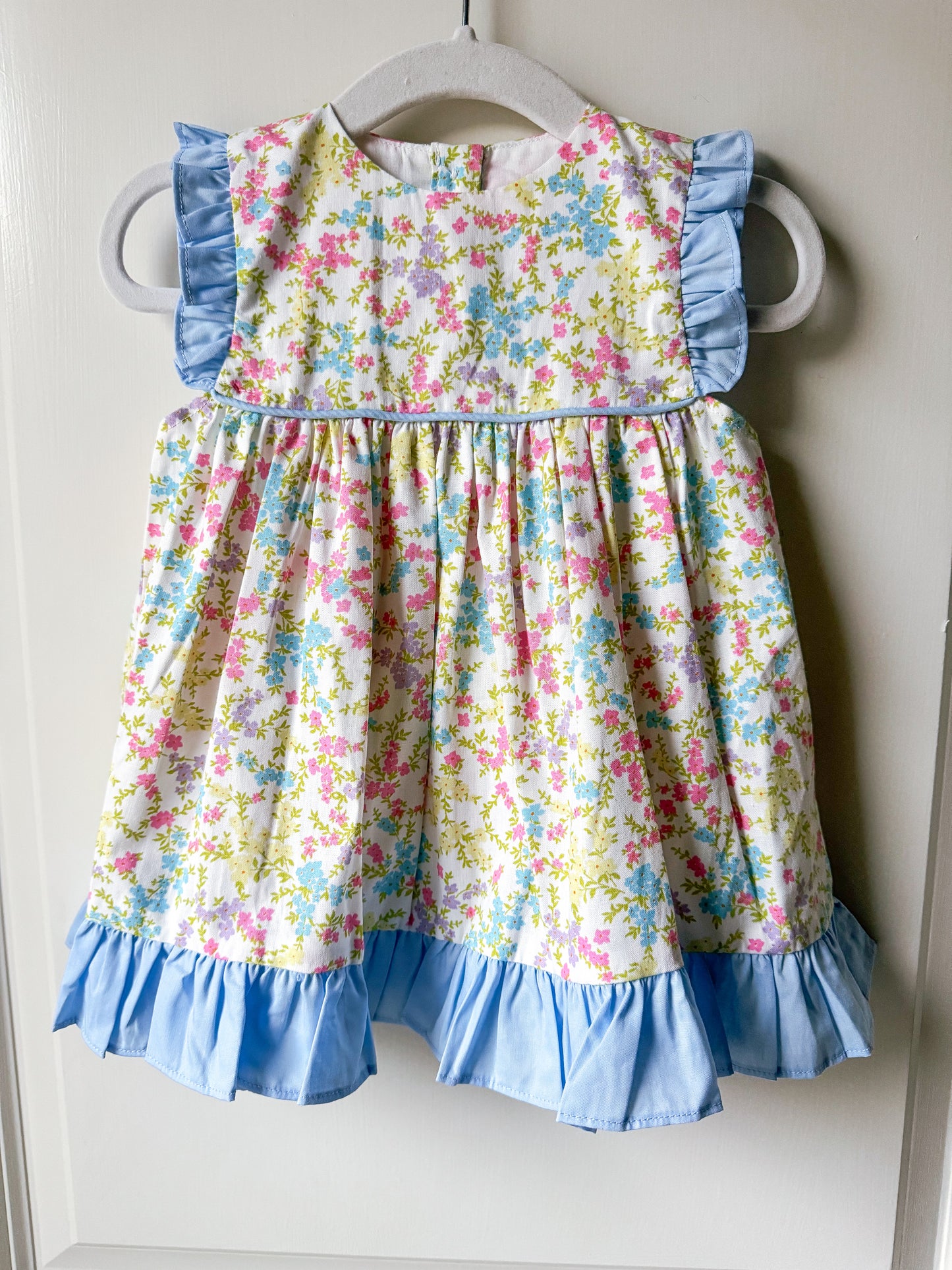 Pastel Blue Bouquet Dress