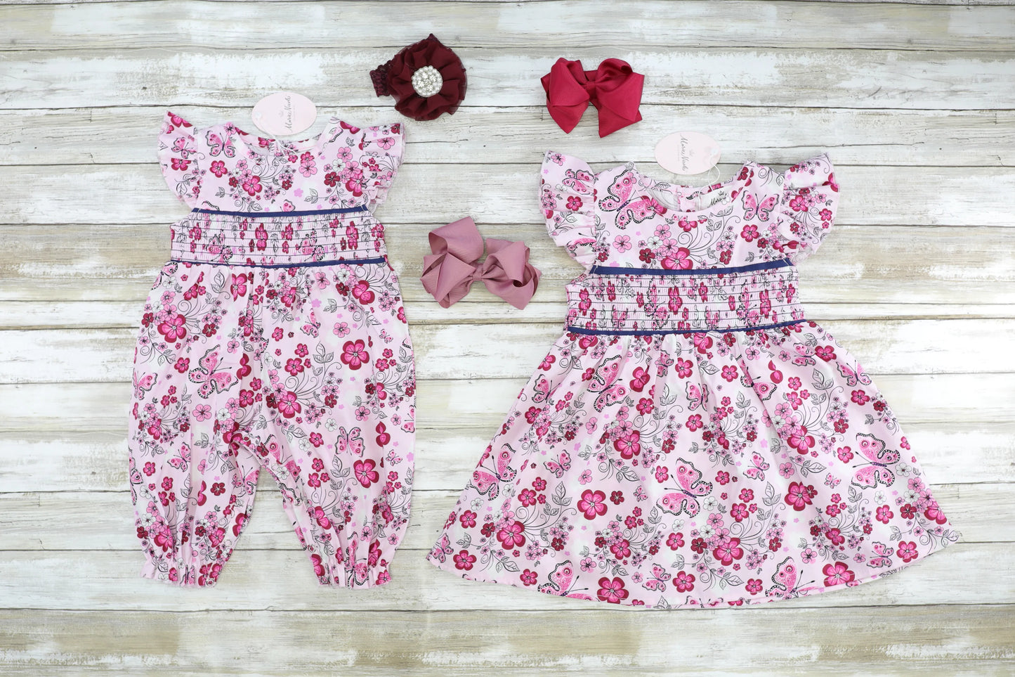 Butterfly Smocked Romper