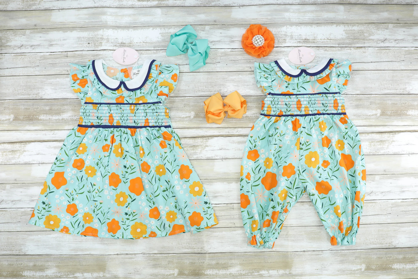 Floral Smocked Romper