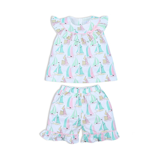 Pastel Sailboat Set