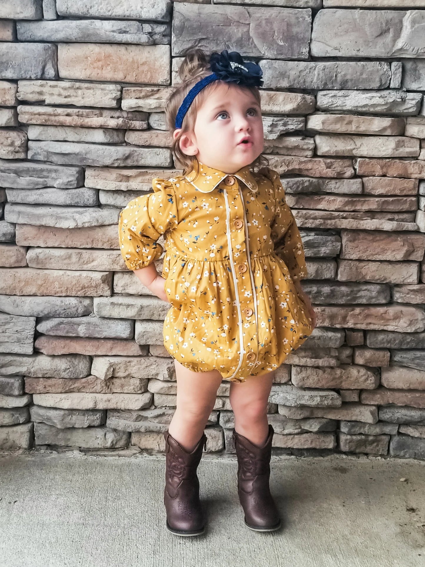 Golden Girl Romper